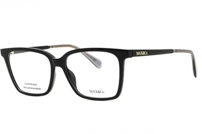 Max & Co Mo5052 Rectangular Propionate Eyeglasses In Black
