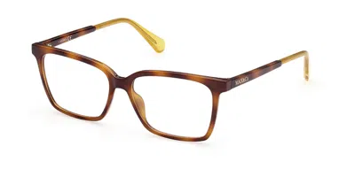 Max & Co Mo5052 056 Occhiali Da Vista Tartarugatishell Per Donna (solo Montatura) In Brown