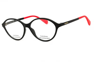 Max & Co Mo5055 Oval Injected Propionate Eyeglasses In Black