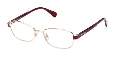 Max & Co Mo5062 Women's Glasses, Gold, Size 53 In Rose Gold