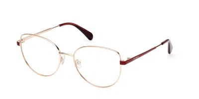 Max & Co Mo5064 Women's Glasses, Gold, Size 54