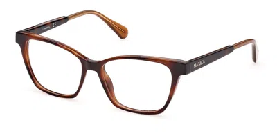 Max & Co Mo5072 Women's Glasses, Tortoiseshell, Size 53 In Brown