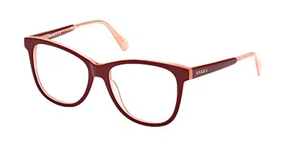 Max & Co Mo5075 Women's Glasses, Burgundy, Size 54