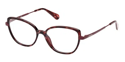 Max & Co Mo5079 056 Women's Glasses Tortoiseshell Size 53 - Free Lenses - Blue Light Block Available In Purple