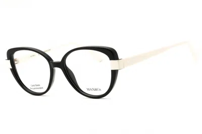 Max & Co Mo5085 Cat-eye Eyeglasses In Black