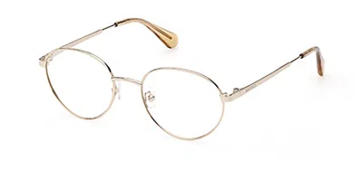 Max & Co Mo5090 032 Women's Glasses Gold Size 49 - Free Lenses - Blue Light Block Available In White