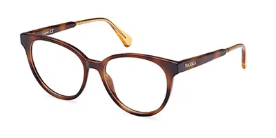 Max & Co Mo5092 Women's Glasses, Tortoiseshell, Size 52 In Brown