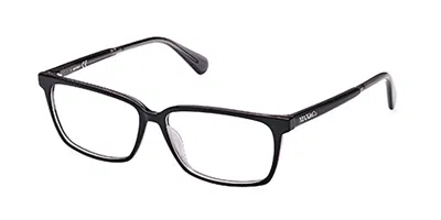 Max & Co Mo5093 001 Women's Glasses Black Size 54 - Free Lenses - Blue Light Block Available In Yellow