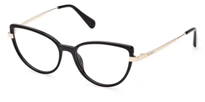 Max & Co Mo5103 001 Women's Glasses Black Size 54 - Free Lenses - Blue Light Block Available In Red