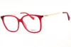 Max & Co Mo5104 Red Square-frame Eyeglasses In Red
