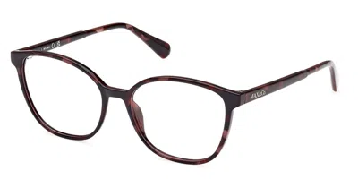 Max & Co Mo5107 Women's Glasses, Tortoiseshell, Size 54 In Brown
