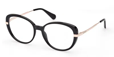 Max & Co Mo5112 001 Women's Glasses Black Size 54 - Free Lenses - Blue Light Block Available