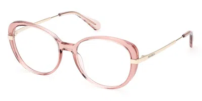 Max & Co Mo5112 072 Women's Glasses Pink Size 54 - Free Lenses - Blue Light Block Available In Yellow