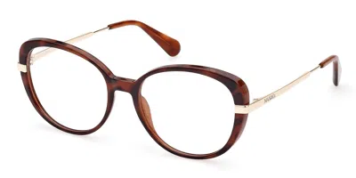 Max & Co Mo5112 Women's Glasses, Tortoiseshell, Size 54 In Brown