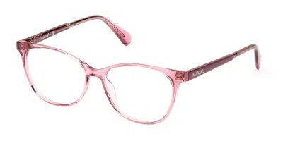 Max & Co Mo5115 074 Women's Glasses Pink Size 50 - Free Lenses - Blue Light Block Available In Transparent Pink