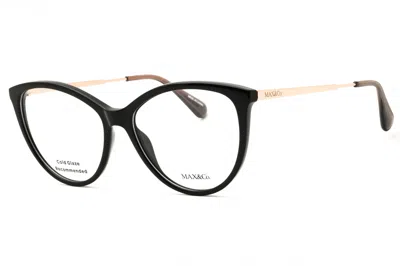 Max & Co Mo5120 Cat Eye Eyeglasses In Black