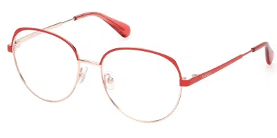 Max & Co Mo5123 028 Women's Glasses Red Size 54 - Free Lenses - Blue Light Block Available In Yellow