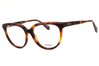 Max & Co Mo5125 052 Dark Havana 53mm In Brown