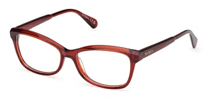 Max & Co Mo5127 066 Women's Glasses Red Size 53 - Free Lenses - Blue Light Block Available In Burgundy