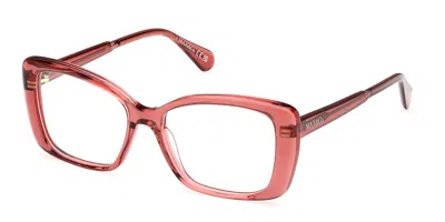 Max & Co Mo5132 066 Women's Glasses Red Size 51 - Free Lenses - Blue Light Block Available In Pink