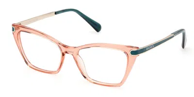 Max & Co Mo5134 042 Women's Glasses Clear Size 53 - Free Lenses - Blue Light Block Available In Pink
