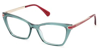 Max & Co Mo5134 093 Women's Glasses Green Size 53 - Free Lenses - Blue Light Block Available In Purple
