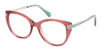 Max & Co Mo5135 066 Women's Glasses Red Size 53 - Free Lenses - Blue Light Block Available In Pink
