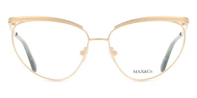 Max & Co Mo5136 Women's Glasses, Gold, Size 55