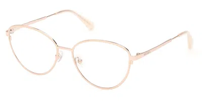 Max & Co Mo5137 024 Women's Glasses White Size 54 - Free Lenses - Blue Light Block Available In Shiny Ivory White