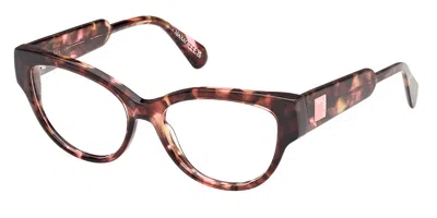 Max & Co Mo5141 Women's Glasses, Tortoiseshell, Size 53 In Brown