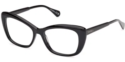 Max & Co Mo5143 001 Women's Glasses Black Size 54 - Free Lenses - Blue Light Block Available In Yellow
