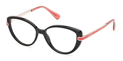 Max & Co Mo5147 005 Women's Glasses Black Size 52 - Free Lenses - Blue Light Block Available