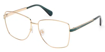 Max & Co Mo5164 030 Women's Glasses Gold Size 55 - Free Lenses - Blue Light Block Available In Purple