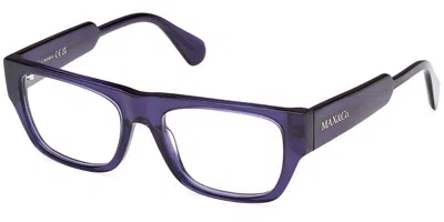 Max & Co Mo5167 090 Women's Glasses Blue Size 51 - Free Lenses - Blue Light Block Available