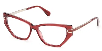 Max & Co Mo5170 069 Women's Glasses Burgundy Size 54 - Free Lenses - Blue Light Block Available