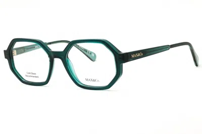 Max & Co Mo5174 Oval Propionate Eyeglasses In Green