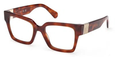 Max & Co Mo5175 Women's Glasses, Tortoiseshell, Size 51 In Brown
