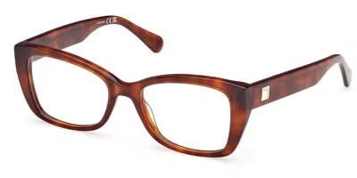 Max & Co Mo5181 Women's Glasses, Tortoiseshell, Size 53 In Brown