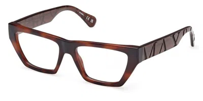 Max & Co Mo5185 Women's Glasses, Tortoiseshell, Size 52 In Brown