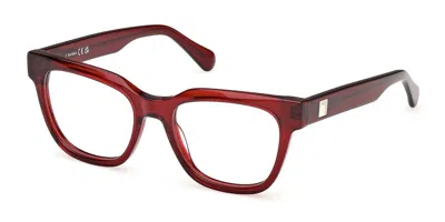 Max & Co Mo5187 066 Women's Glasses Red Size 52 - Free Lenses - Blue Light Block Available
