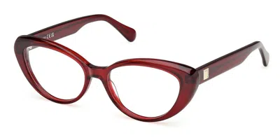 Max & Co Mo5188 066 Occhiali Da Vista Rossi Per Donna (solo Montatura)