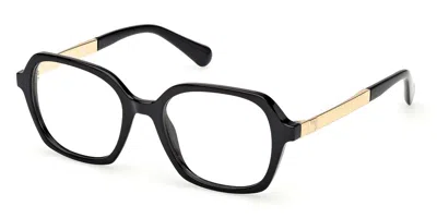 Max & Co Mo5190 001 Occhiali Da Vista Neri Per Donna (solo Montatura) In Black