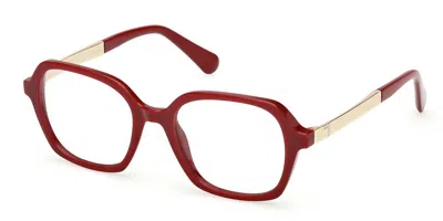 Max & Co Mo5190 066 Occhiali Da Vista Rossi Per Donna (solo Montatura)