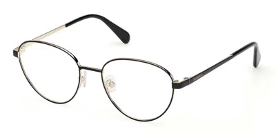 Max & Co Mo5191 001 Occhiali Da Vista Neri Per Donna (solo Montatura)