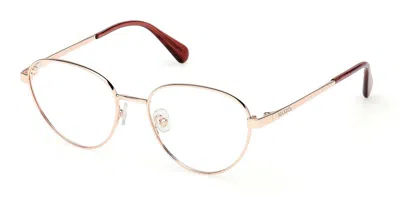 Max & Co Mo5191 033 Occhiali Da Vista Oro Per Donna (solo Montatura)