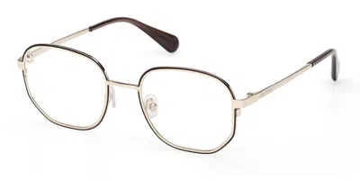 Max & Co Mo5196 032 Women's Glasses  Size 49 - Free Lenses - Blue Light Block Available In Transparent