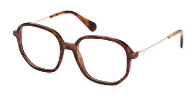 Max & Co Mo5199 052 Occhiali Da Vista Tartarugatishell Per Donna (solo Montatura) In Brown