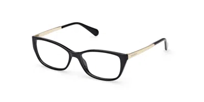Max & Co Mo5201 001 Women's Glasses  Size 54 - Free Lenses - Blue Light Block Available In Black