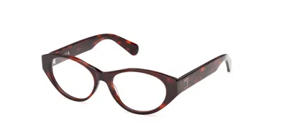 Max & Co Mo5214 052 Women's Glasses  Size 52 - Free Lenses - Blue Light Block Available In Brown