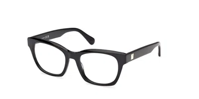 Max & Co Mo5215 001 Women's Glasses  Size 52 - Free Lenses - Blue Light Block Available In Black